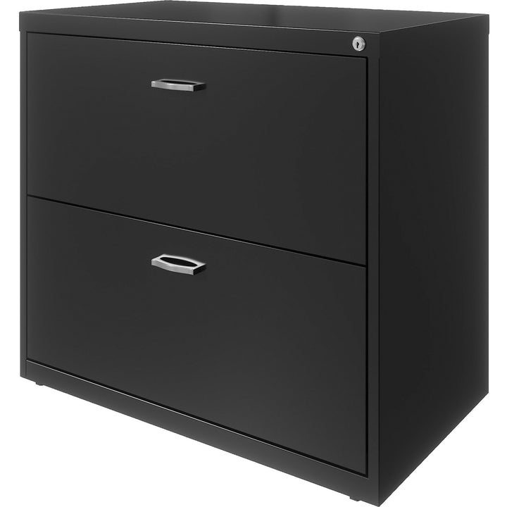 Image of Nusparc Lateral File,w/Arc Pull,2-Drawer,30"x17-5/8"x27-3/4",Black