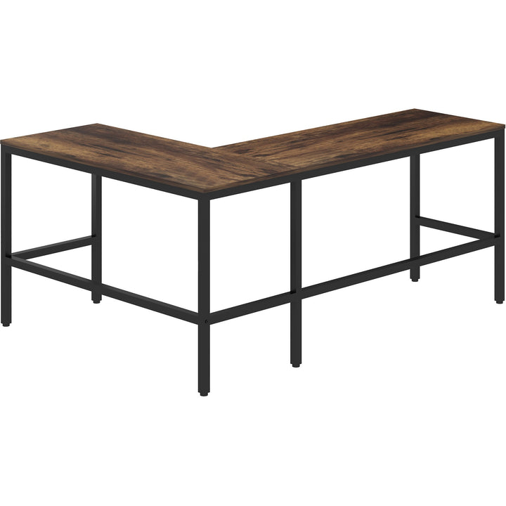 Image of NuSparc DK102RRRK L-Shaped Metal Frame Desk