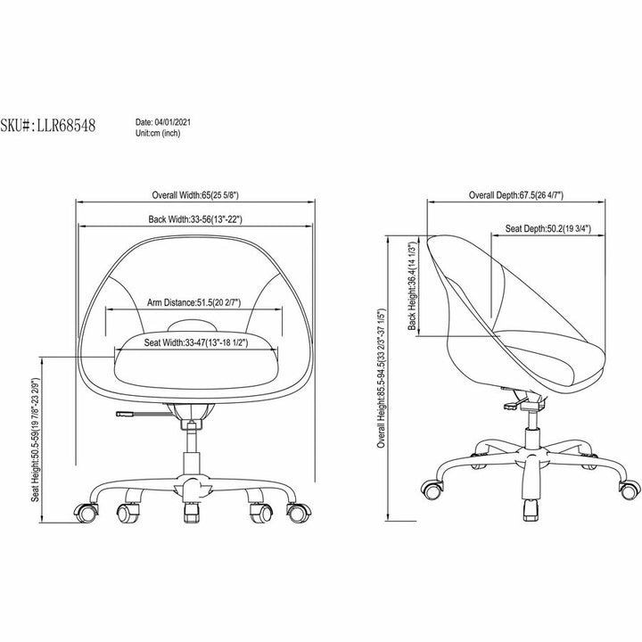 Image of NuSparc CH305FNGY Resimercial Lounge/Task Chair, Neutral Gray Seat Color, Fabric Seat Material, Low Back, 5-star Base, Gray, 1 Each