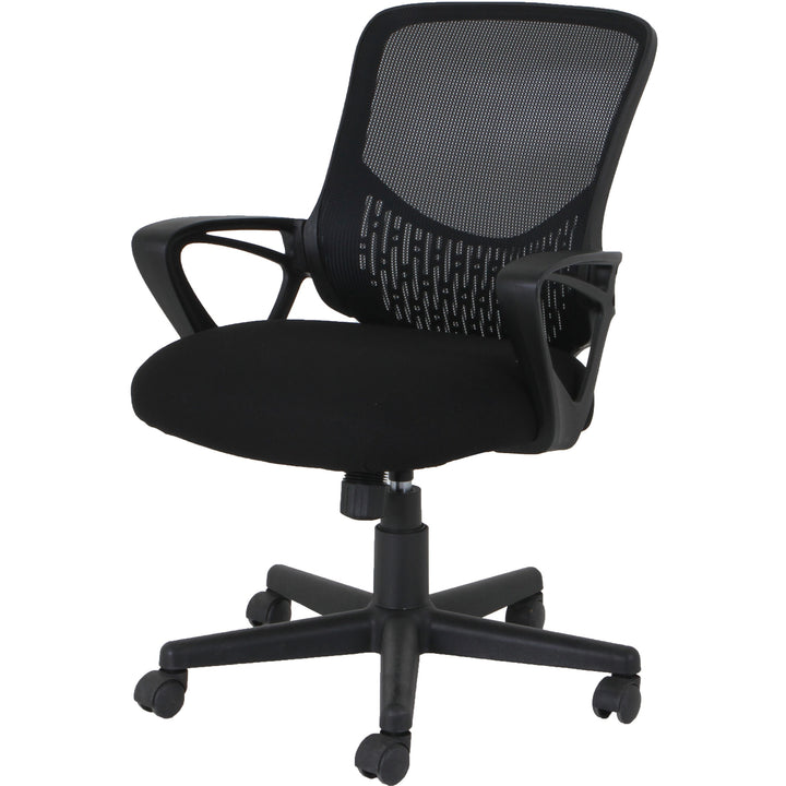 Image of Nusparc Task Chair, Mesh Back, 25"x25-7/8"x39-1/2", Black