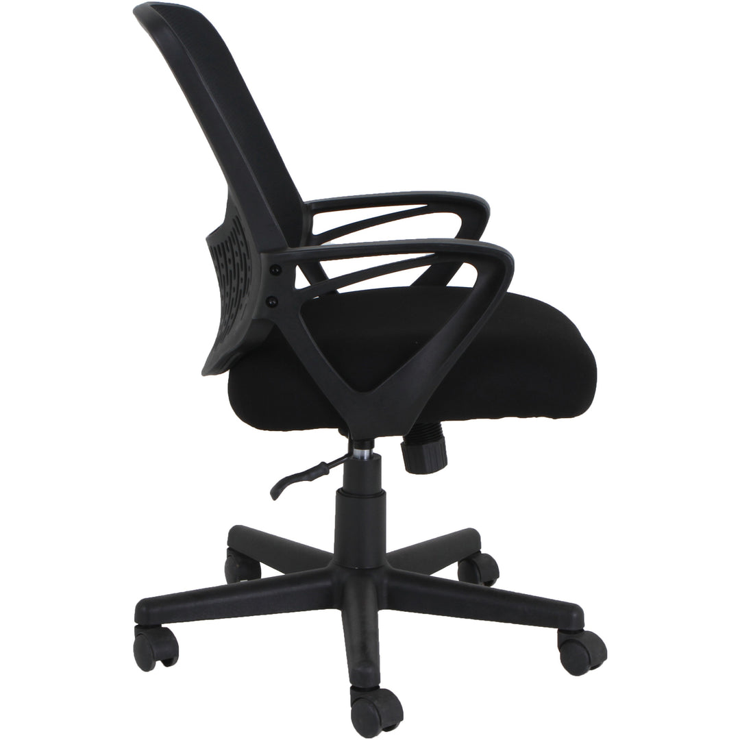 Image of Nusparc Task Chair, Mesh Back, 25"x25-7/8"x39-1/2", Black