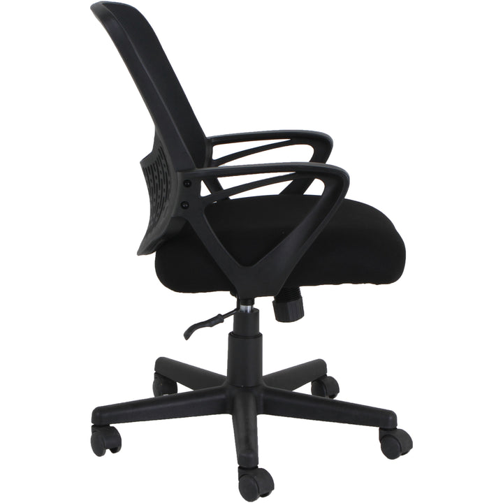 Image of Nusparc Task Chair, Mesh Back, 25"x25-7/8"x39-1/2", Black