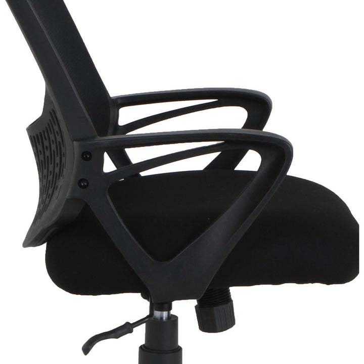 Image of Nusparc Task Chair, Mesh Back, 25"x25-7/8"x39-1/2", Black