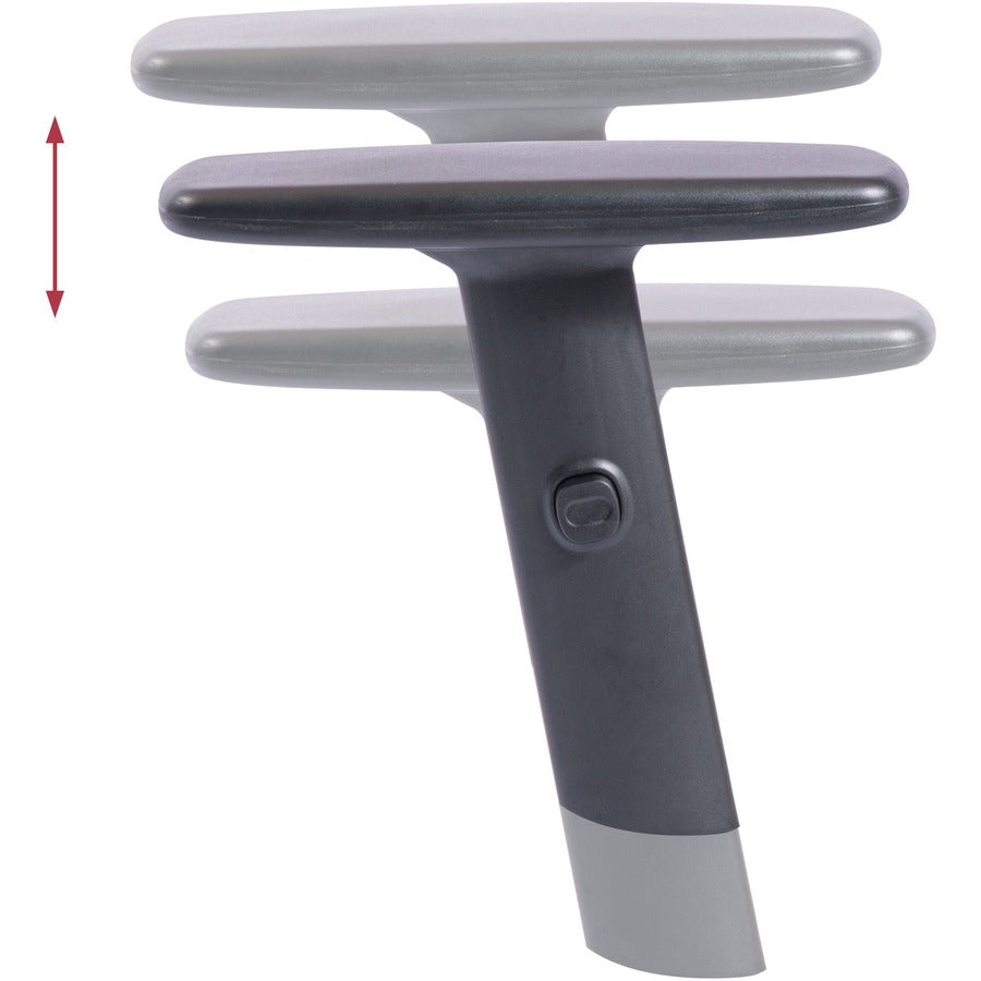 Image of Nusparc Mid-Back Task Chair,27-1/4"x17-1/2"x36-1/2-39-3/4",Black