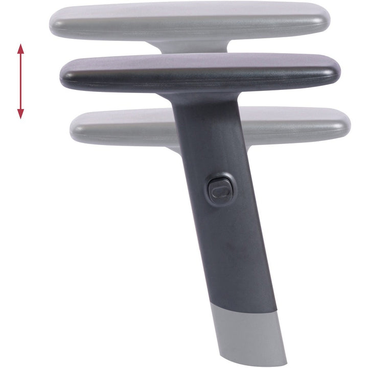 Image of Nusparc Mid-Back Task Chair,27-1/4"x17-1/2"x36-1/2-39-3/4",Black