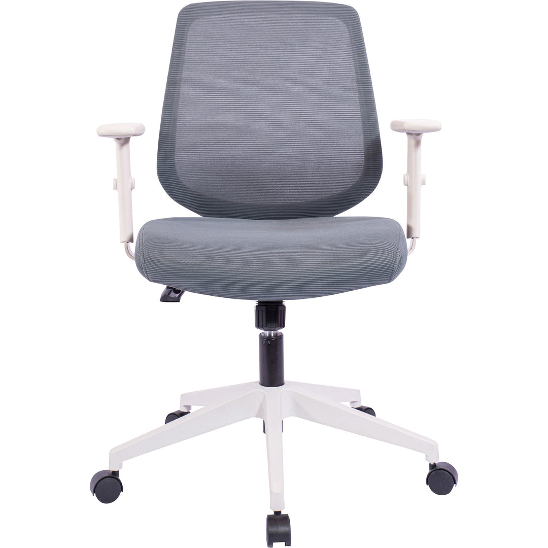 Image of Nusparc Mid-Back Task Chair,27-1/4"x17-1/2"x36-1/2-39-3/4",Gray