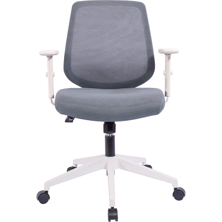 Image of Nusparc Mid-Back Task Chair,27-1/4"x17-1/2"x36-1/2-39-3/4",Gray