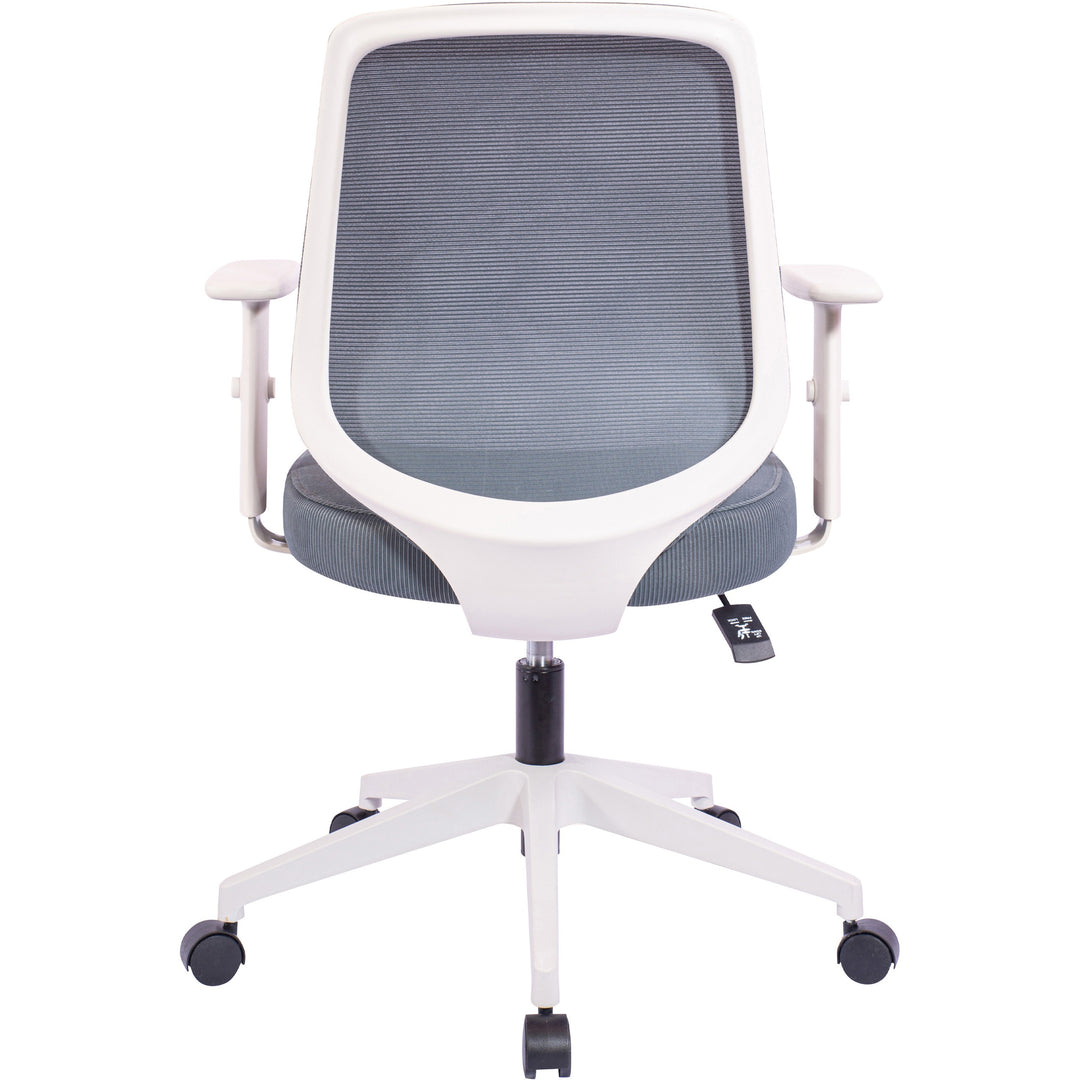 Image of Nusparc Mid-Back Task Chair,27-1/4"x17-1/2"x36-1/2-39-3/4",Gray