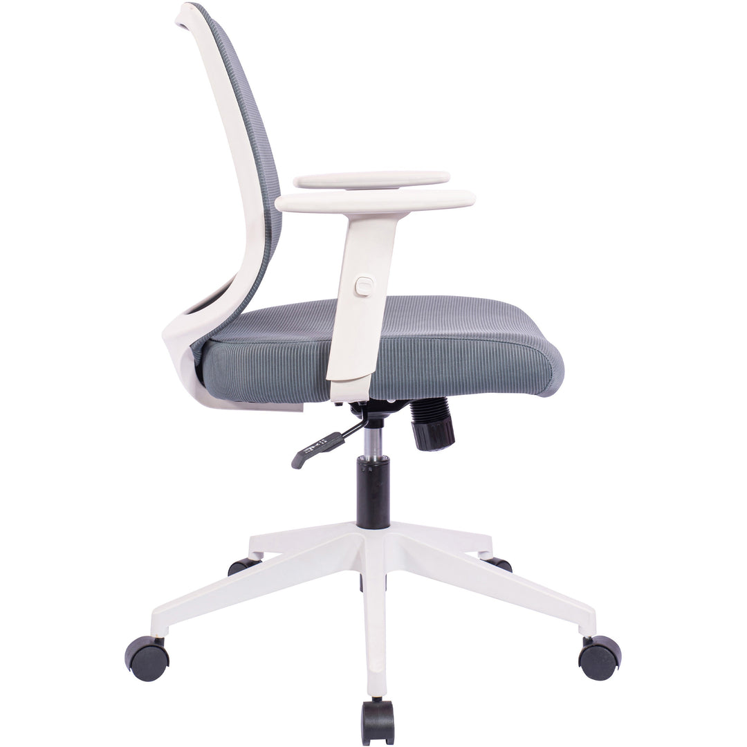 Image of Nusparc Mid-Back Task Chair,27-1/4"x17-1/2"x36-1/2-39-3/4",Gray