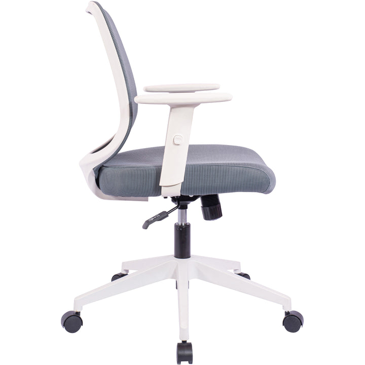 Image of Nusparc Mid-Back Task Chair,27-1/4"x17-1/2"x36-1/2-39-3/4",Gray