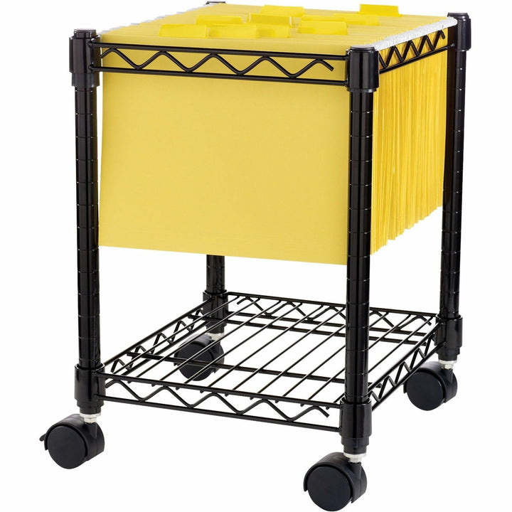 Image of Nusparc Compact Filing Cart, Mobile, Shelf, 15-1/2"x14"x19-1/2", BK