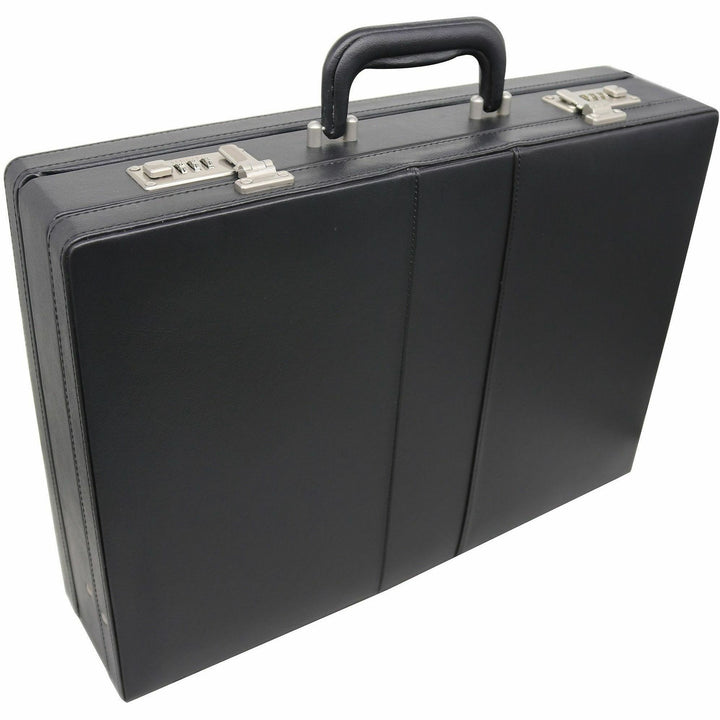 Image of Nusparc Expandable Attache Case, 17-1/2"x4"x12-1/2", Black