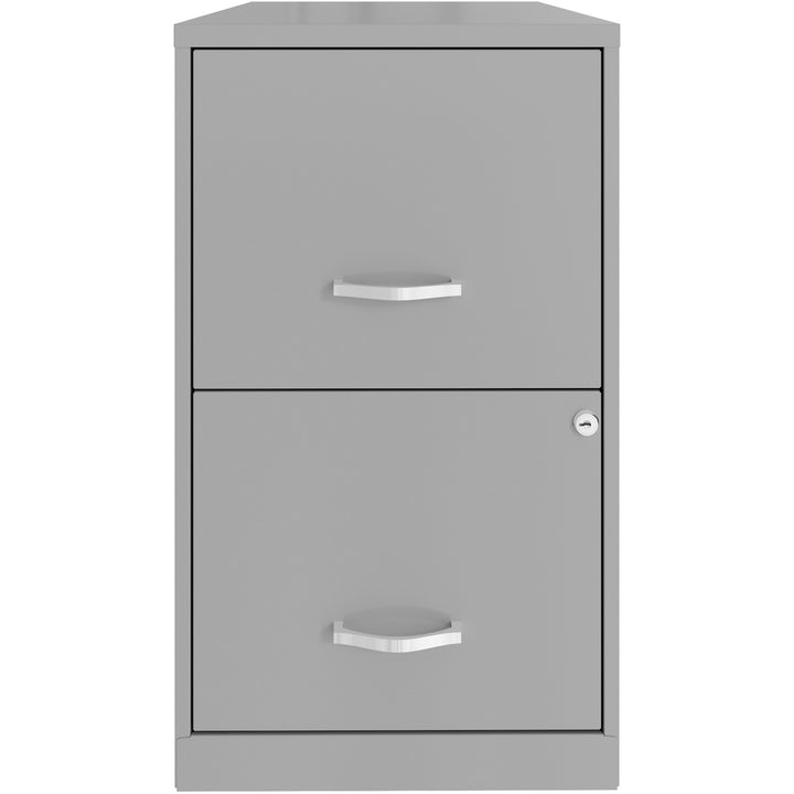 Image of Nusparc File Cabinet, F/F, 2-Drawer, Steel, 14-1/4"x18"x24-1/2", SR