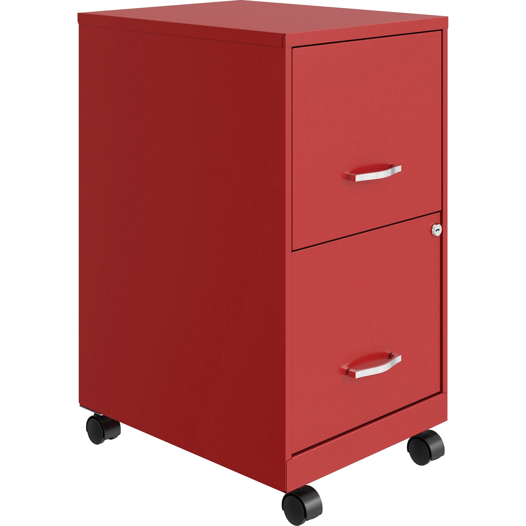 Image of Nusparc File Cabinet,F/F,Mobile,Steel,14-1/4"x18"x26-1/2",RD