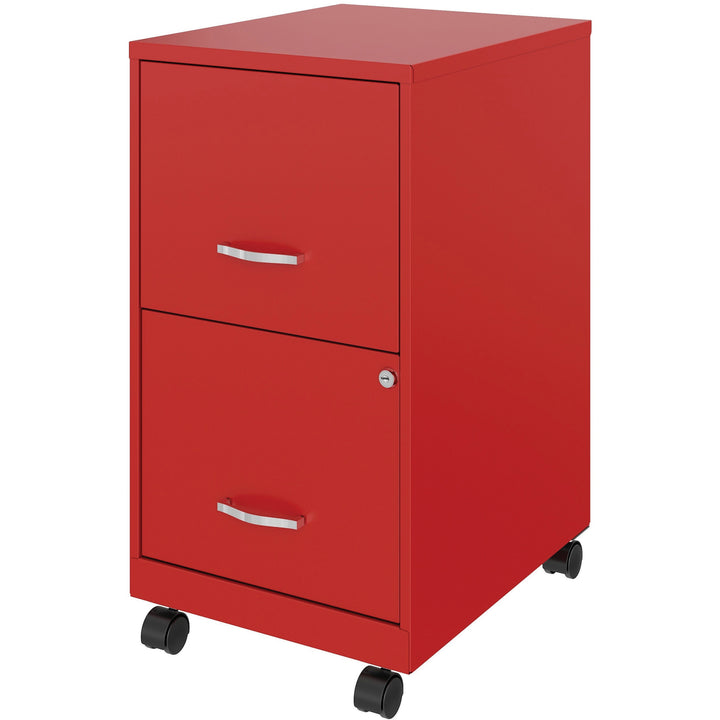 Image of Nusparc File Cabinet,F/F,Mobile,Steel,14-1/4"x18"x26-1/2",RD