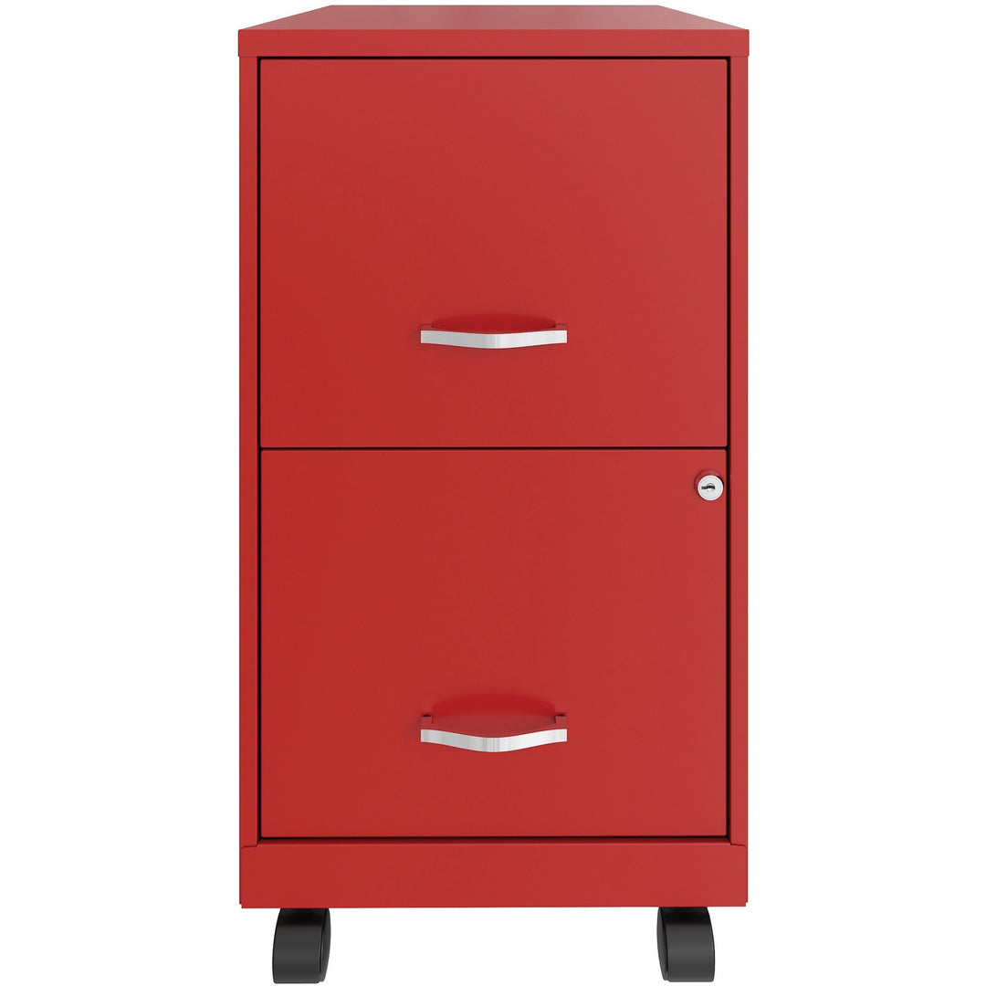 Image of Nusparc File Cabinet,F/F,Mobile,Steel,14-1/4"x18"x26-1/2",RD
