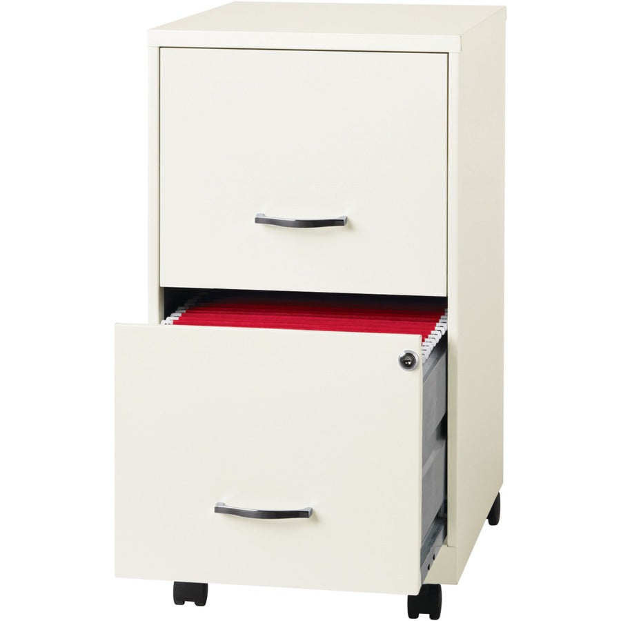 Image of Nusparc File Cabinet,F/F,Mobile,Steel,14-1/4"x18"x26-1/2",WE