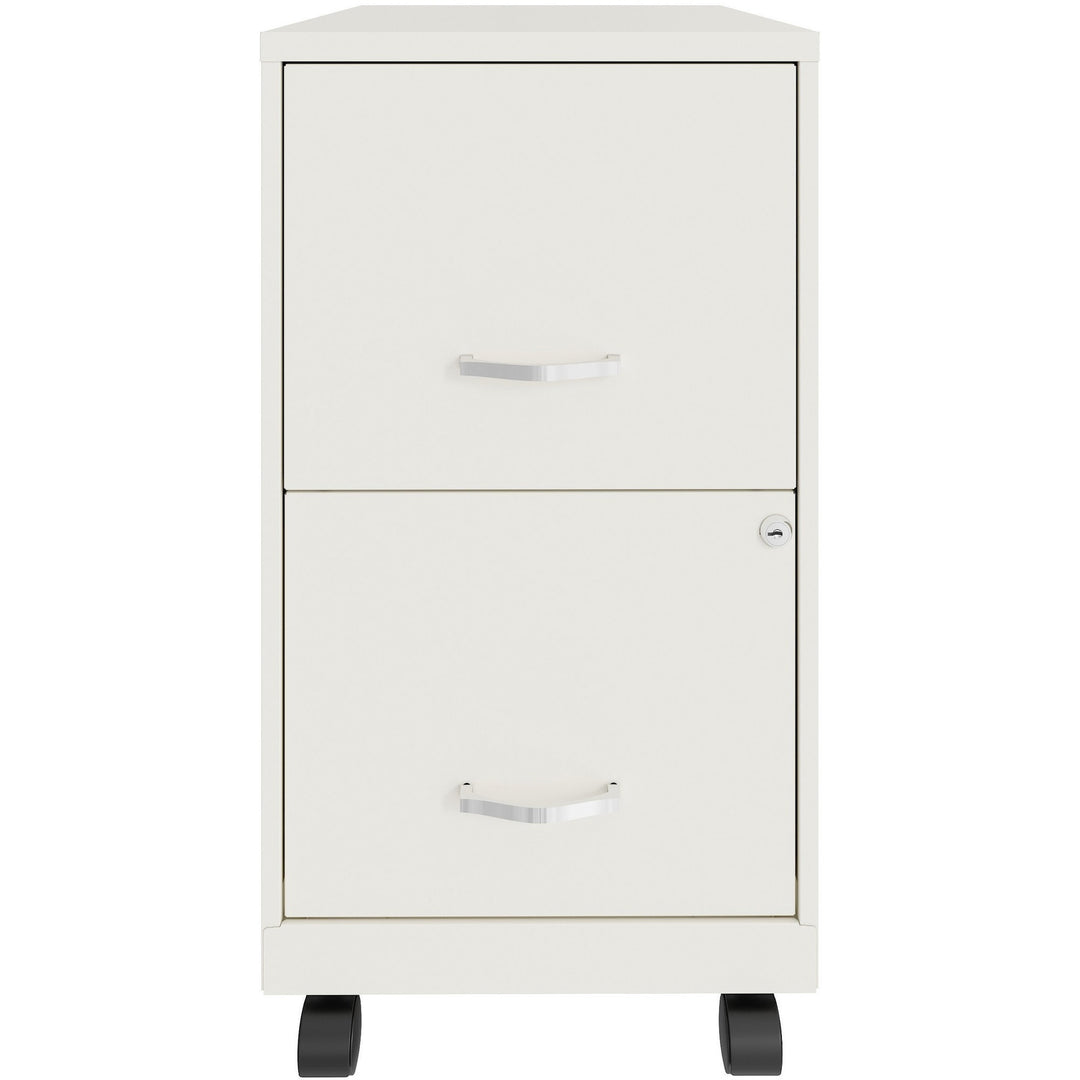 Image of Nusparc File Cabinet,F/F,Mobile,Steel,14-1/4"x18"x26-1/2",WE