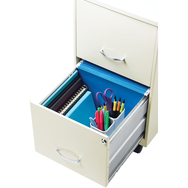 Image of Nusparc File Cabinet,F/F,Mobile,Steel,14-1/4"x18"x26-1/2",WE