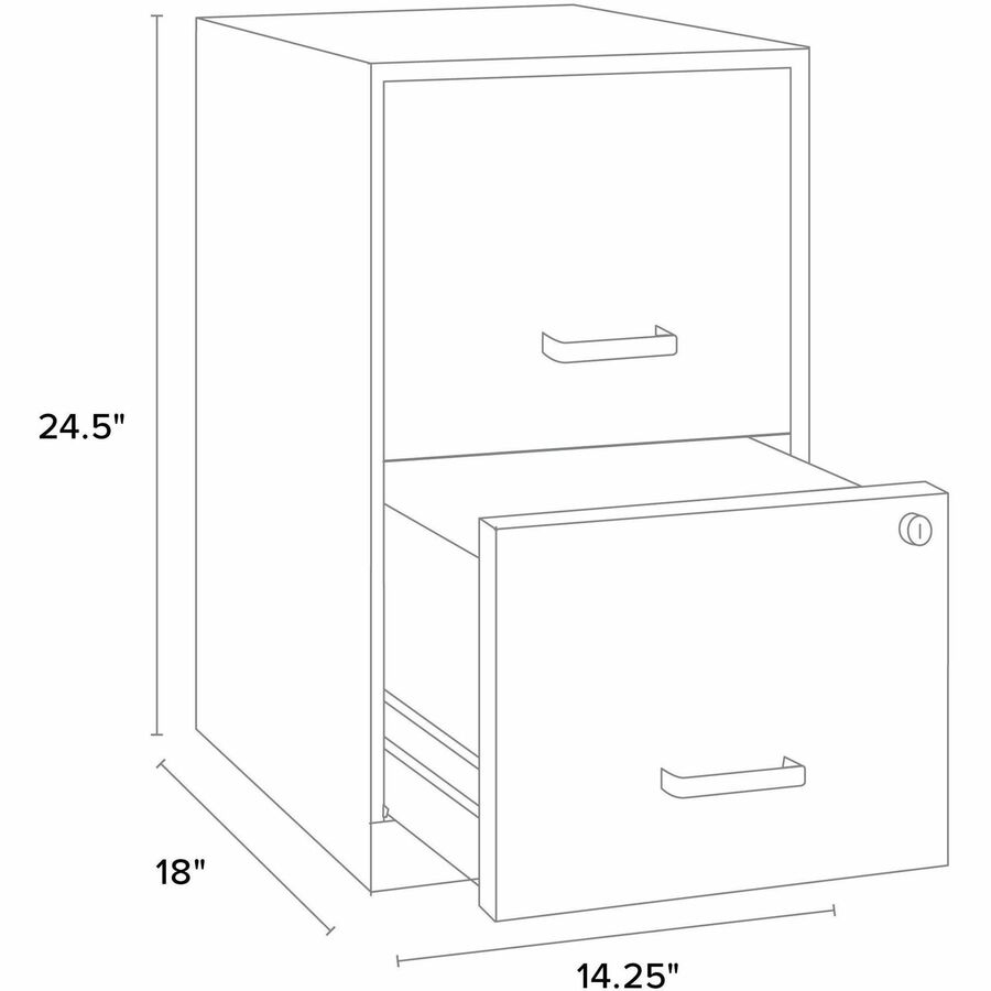 Image of NuSparc VF218AABK File Cabinet