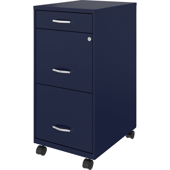 Image of Nusparc File Organizer, 3-Drawer, B/F/F, 14-1/4"x18"x29-1/2", Navy