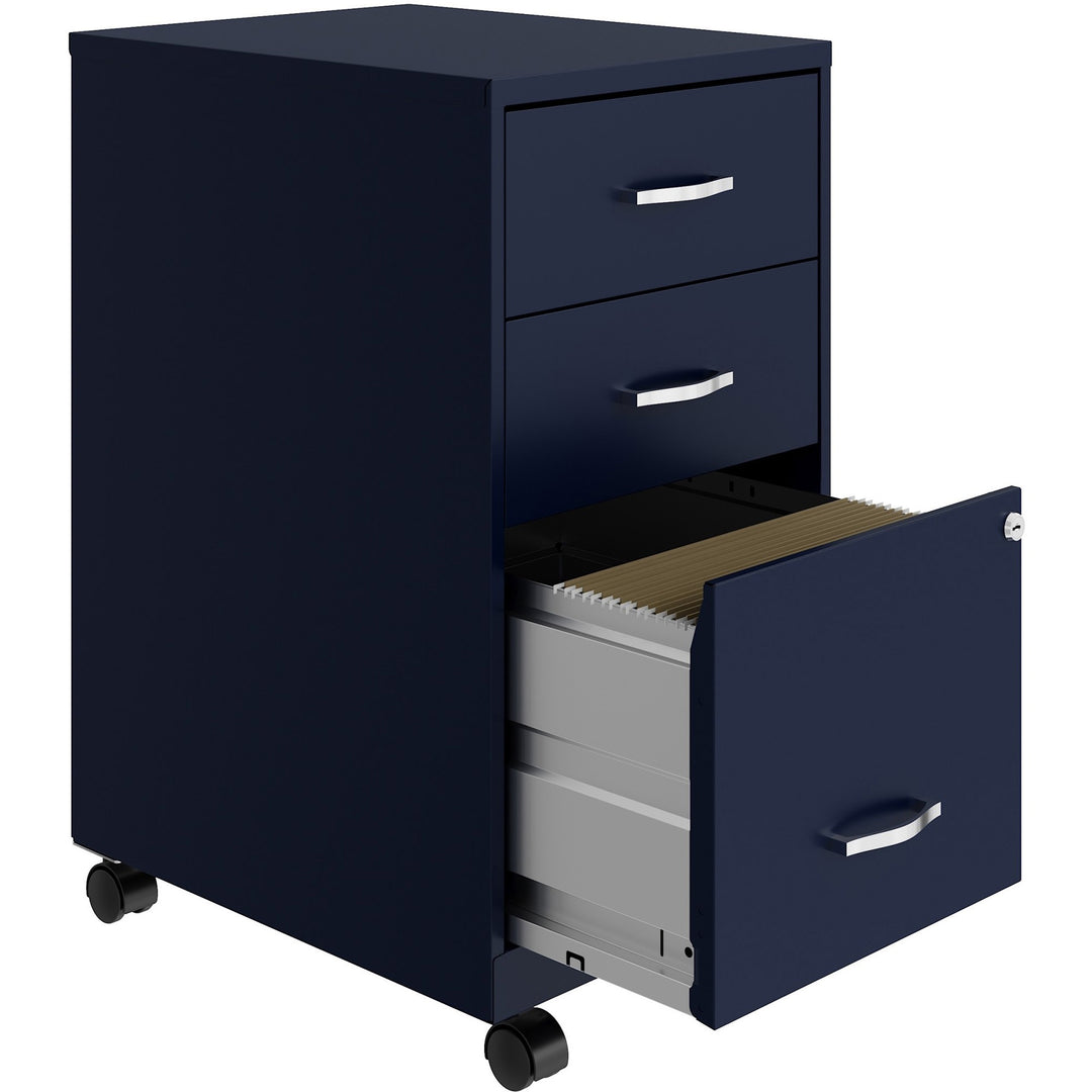 Image of Nusparc Pedestal File, B/B/F, Mobile, SOHO, 14-1/4"x18"x26-7/10", NY