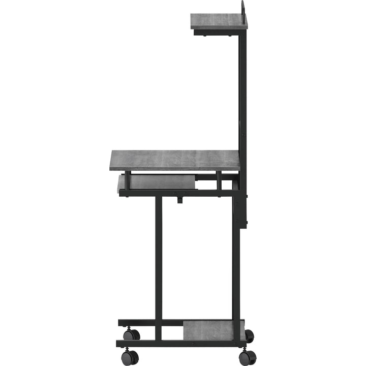 Image of NuSparc WS100AMWC Mobile Computer Workstation w/Keybrd Tray