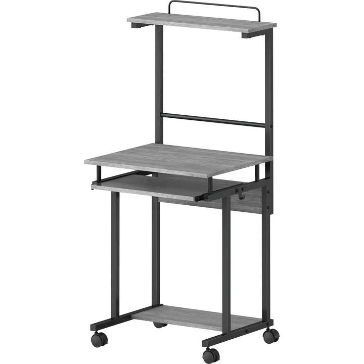 Image of NuSparc WS100AMWC Mobile Computer Workstation w/Keybrd Tray