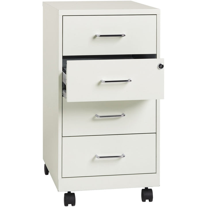 Image of Nusparc Storage Cabinet, Mobile, 4-Drawer, 14-1/4"x18"x26-1/2", WE