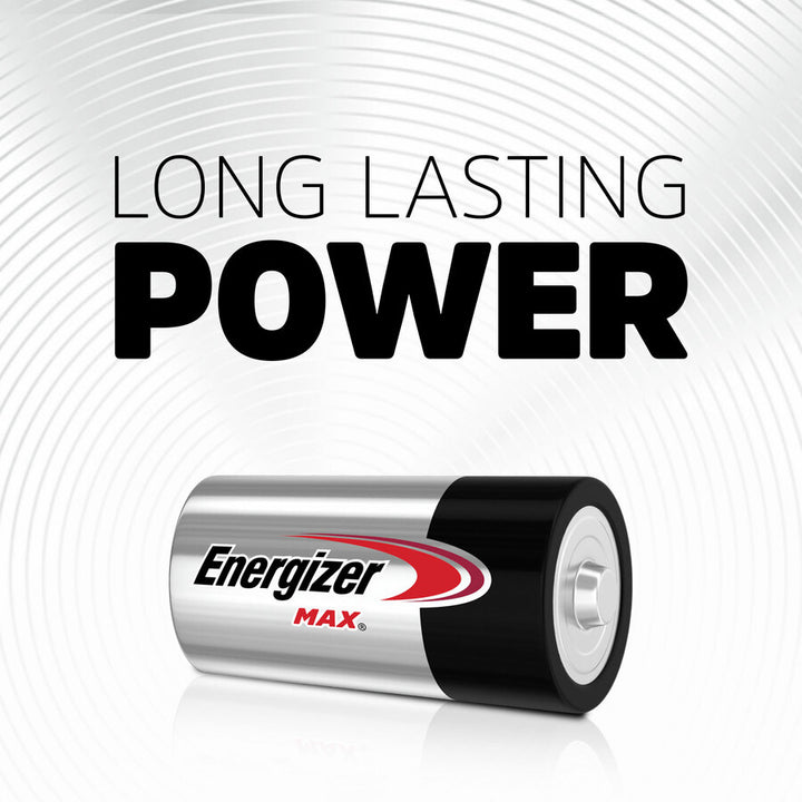 Image of Energizer® Max Alkaline C Batteries, 1.5 V, 8/pack