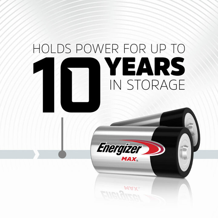 Image of Energizer® Max Alkaline C Batteries, 1.5 V, 8/pack