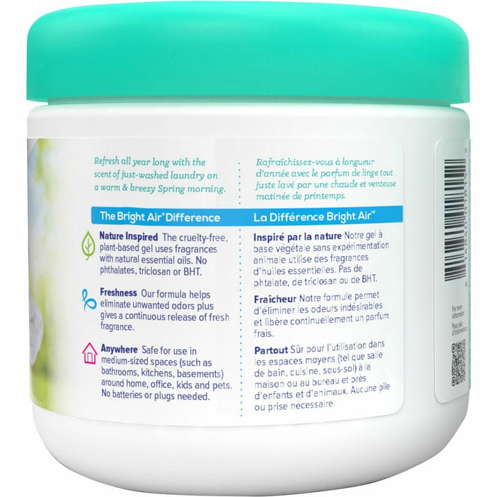 Image of BRIGHT Air® Super Odor Eliminator, Linen and Spring Breeze, 14 oz Jar