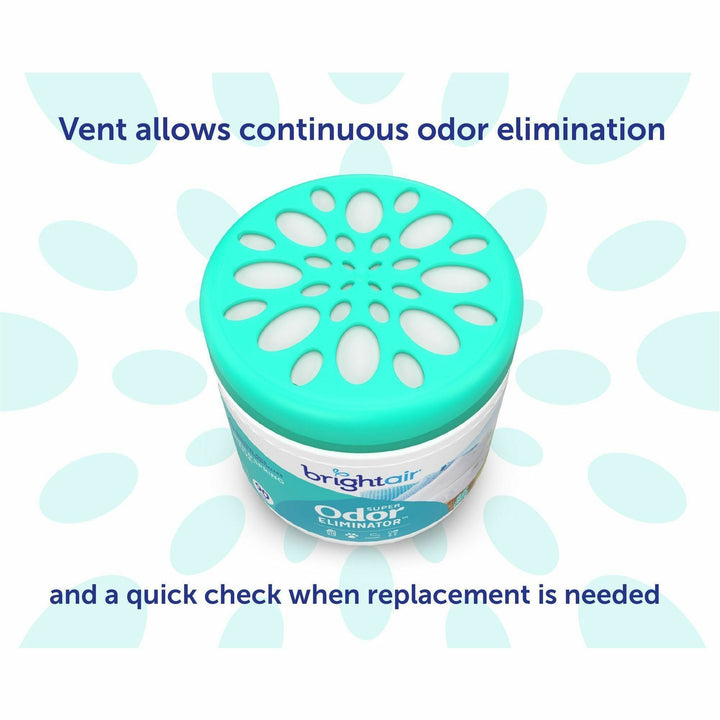 Image of BRIGHT Air® Super Odor Eliminator, Linen and Spring Breeze, 14 oz Jar