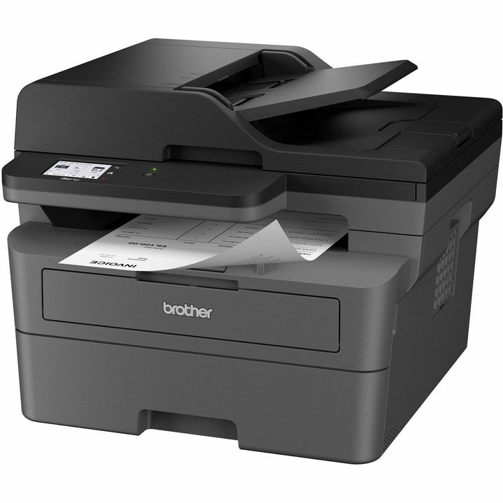 Image of Brother Printer,Scan/Copy/Fax,w/Toner,16-1/10"x15-7/10"x12-1/2",GY