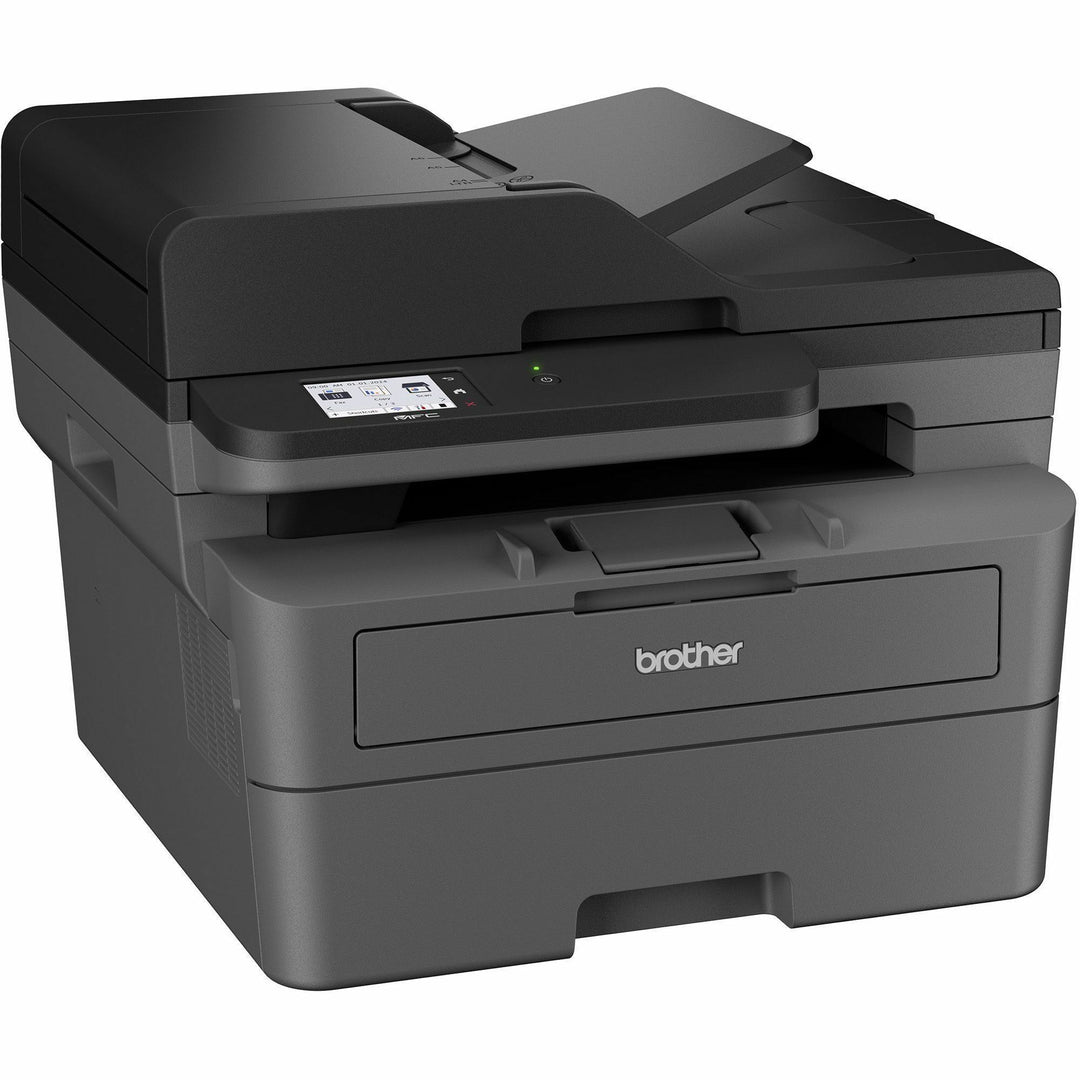 Image of Brother Printer,Scan/Copy/Fax,w/Toner,16-1/10"x15-7/10"x12-1/2",GY
