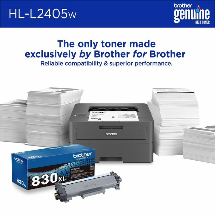 Image of Brother Wireless HL-L2405W Compact Monochrome Laser Printer
