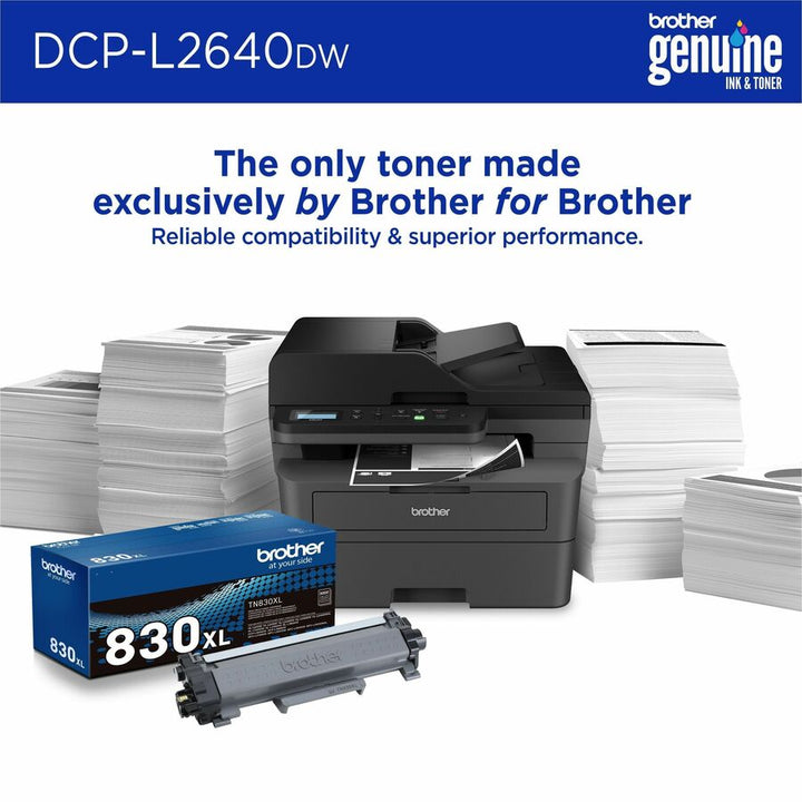 Image of Brother Wireless DCP-L2640DW Compact Monochrome Multi-Function Laser Printer
