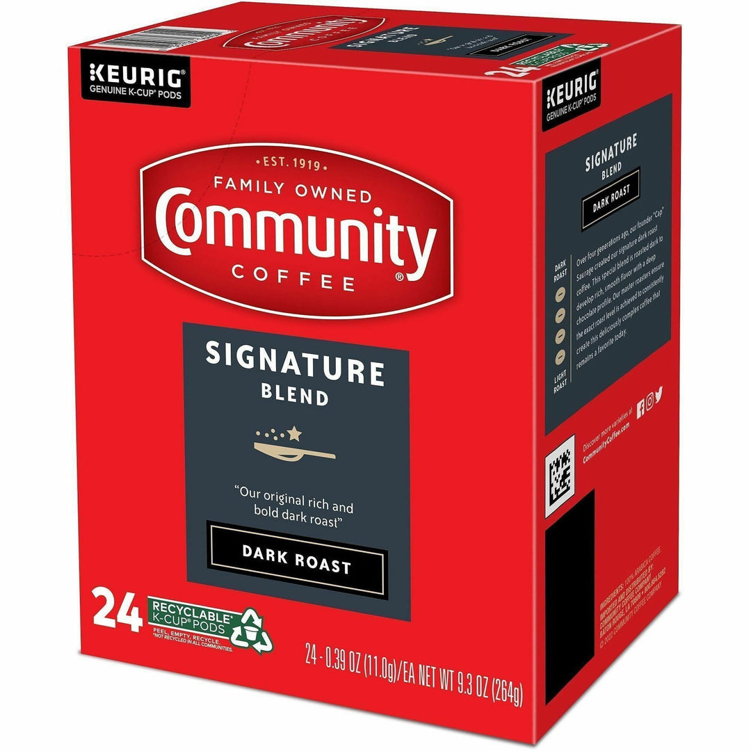 Image of Green Mountain Coffee 64042 Signature Blend Coffee, Compatible with Keurig 2 Brewer, Dark, 24 K-Cup, K-Cup, Signature Blend, Arabica, 24 / Box