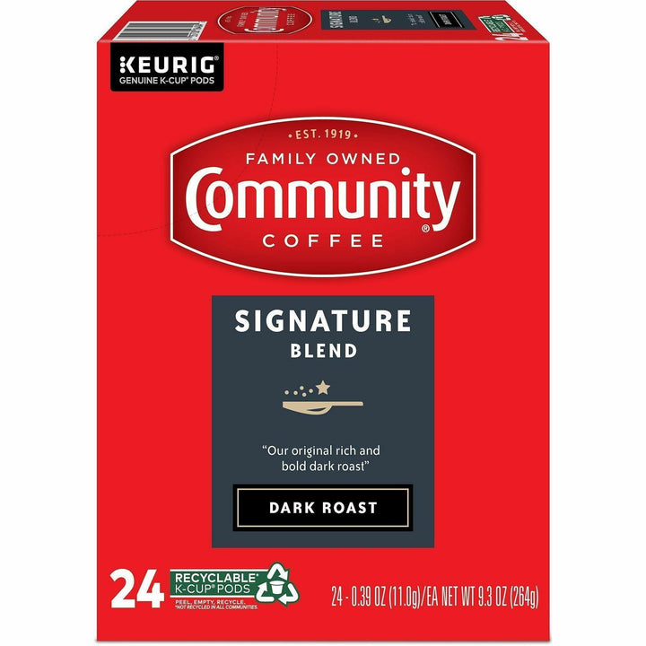Image of Green Mountain Coffee 64042 Signature Blend Coffee, Compatible with Keurig 2 Brewer, Dark, 24 K-Cup, K-Cup, Signature Blend, Arabica, 24 / Box