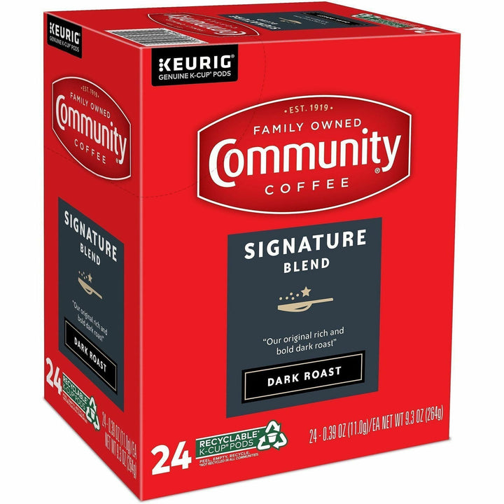 Image of Green Mountain Coffee 64042 Signature Blend Coffee, Compatible with Keurig 2 Brewer, Dark, 24 K-Cup, K-Cup, Signature Blend, Arabica, 24 / Box