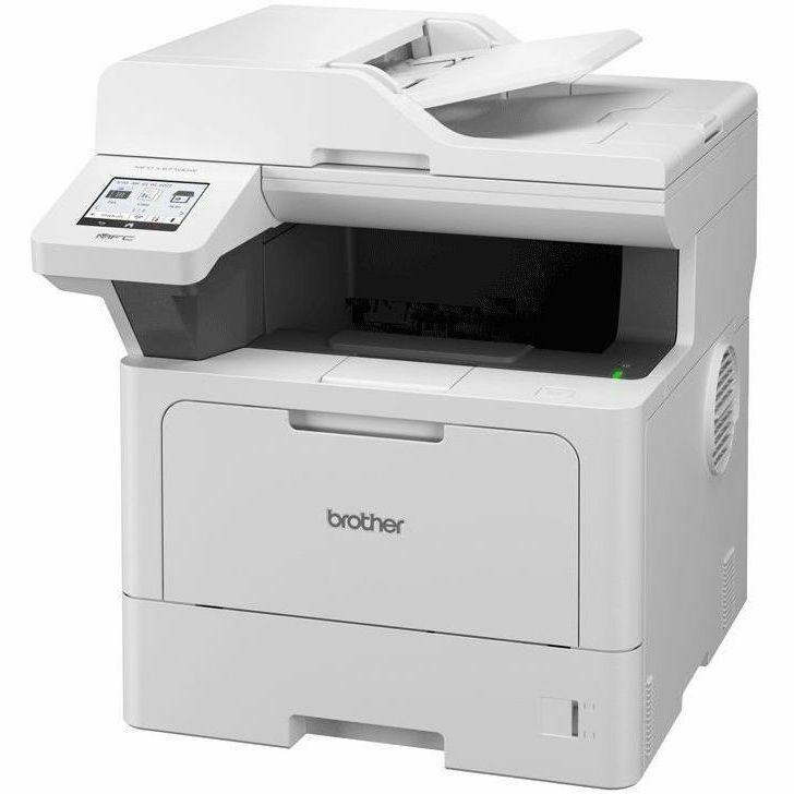 Image of Brother Printer,Copy/Scan/Fax,Monochrome,Laser,16.4"x18.1"x17.6",GY