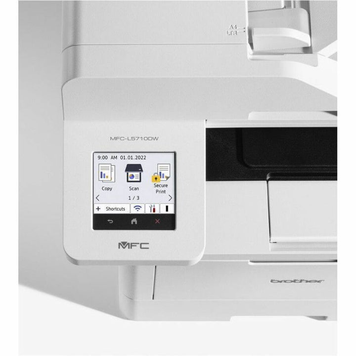 Image of Brother Printer,Copy/Scan/Fax,Monochrome,Laser,16.4"x18.1"x17.6",GY
