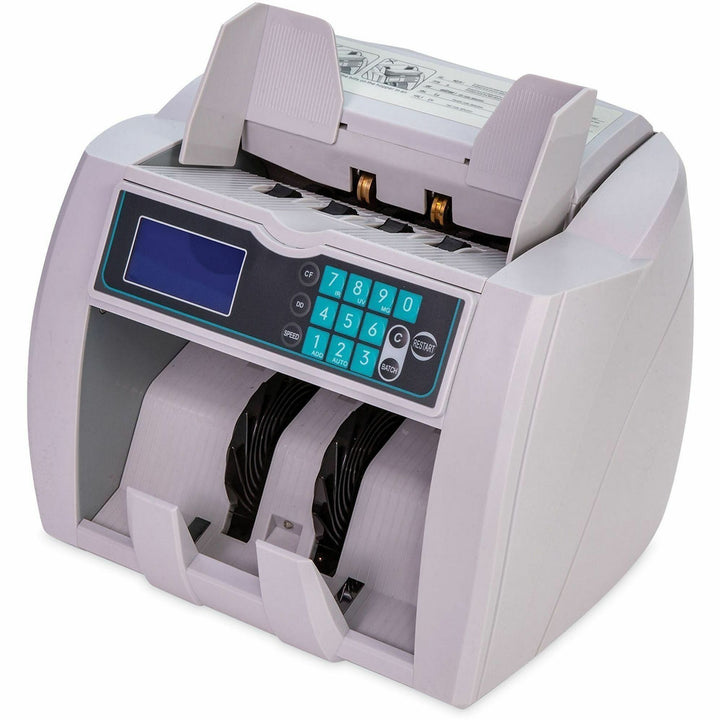 Image of CONTROLTEK® Bill Counter with Counterfeit Detection, 1,900 Bills/min, 10 x 13.6 x 11.6, White