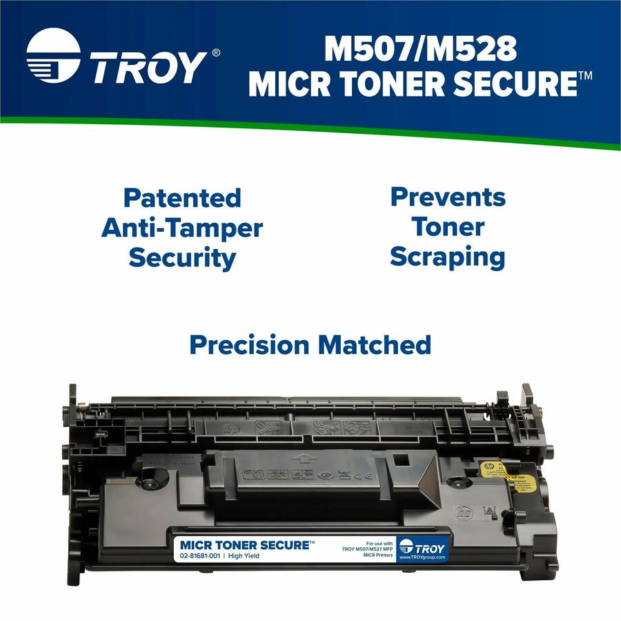 Image of TROY® 0281681001 289x High-Yield Micr Toner Secure, Alternative For Hp Cf289x, Black