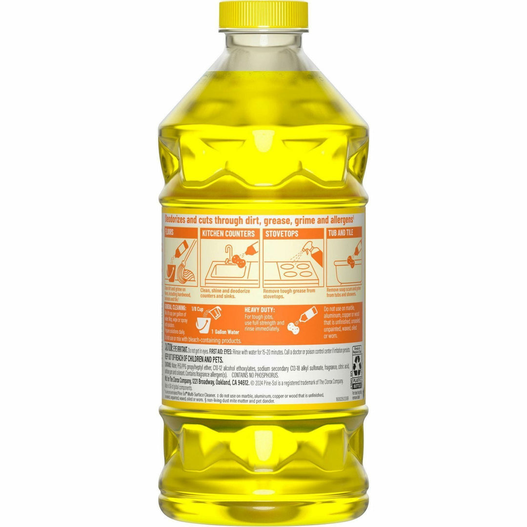 Image of Clorox® Cleaner,Multisurface,Liquid,Conc,Lemon Fresh,40oz,8/CT,YW