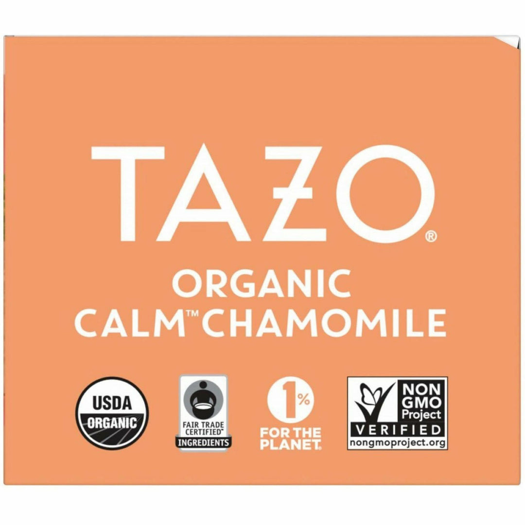 Image of Tazo 00354 Regenerative Organic Calm Chamomile, Caffeine-free, 16/Box, 16 / Box