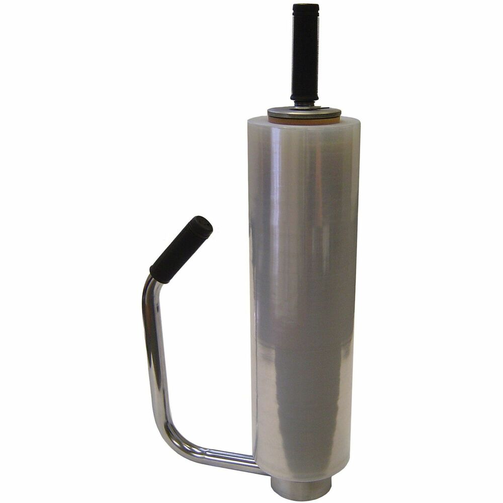 Image of Western Plastics Dispenser,f/Pallet Wrap,Handheld,Heavy Duty,BK/SR
