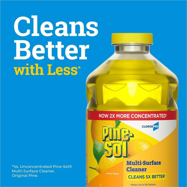 Image of Clorox® Cleaner,Multi-surface,Lemon Fresh,Conc,80oz,3/CT,YW