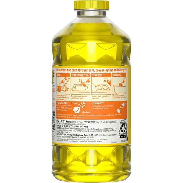 Image of Clorox® Cleaner,Multisurface,Liquid,Conc,Lemon Fresh,80oz,YW