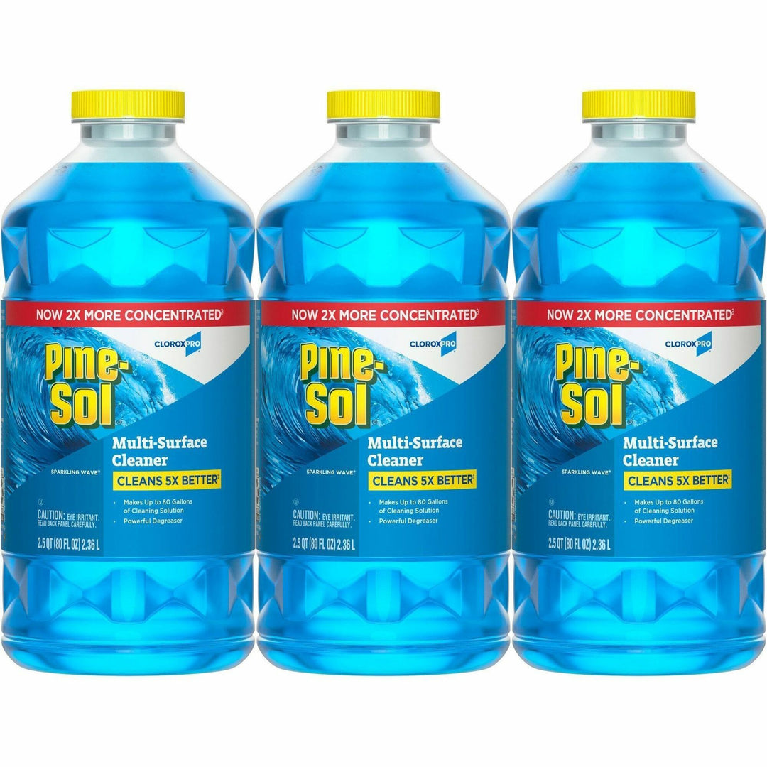 Image of Clorox® Cleaner,Multi-surface,Sparkle Wave,Conc,80oz,3/CT,BE